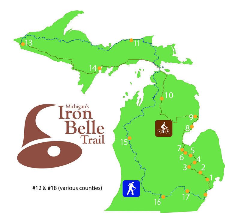 Iron Belle Trail Iron Belle Trail segments in Saginaw County receive state grants