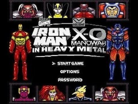 Iron Man and X-O Manowar in Heavy Metal Iron Man XO Manowar in Heavy Metal Game Boy YouTube