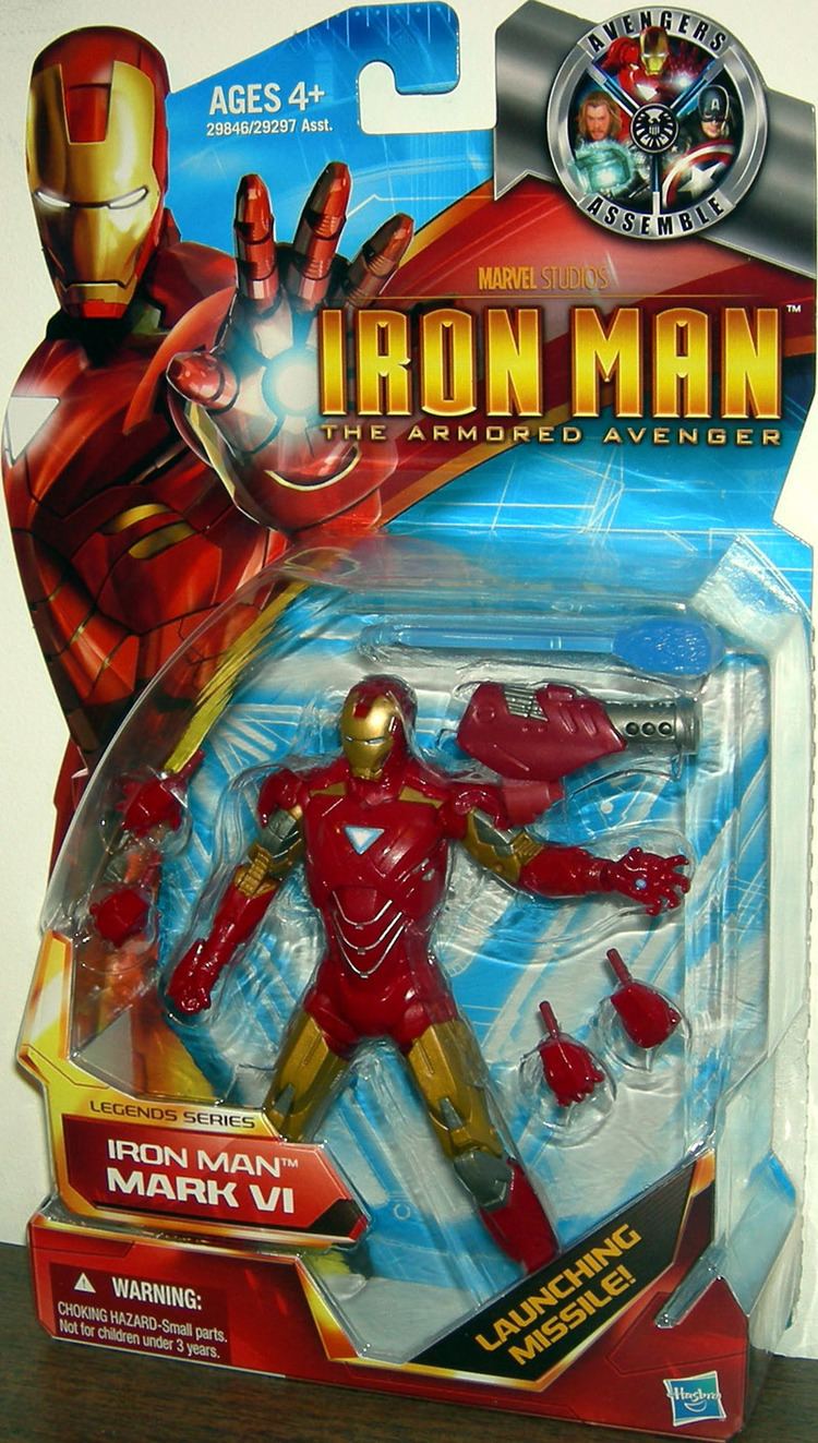 Iron Man: The Armored Avenger Iron Man Mark VI Action Figure Armored Avenger Legends Series