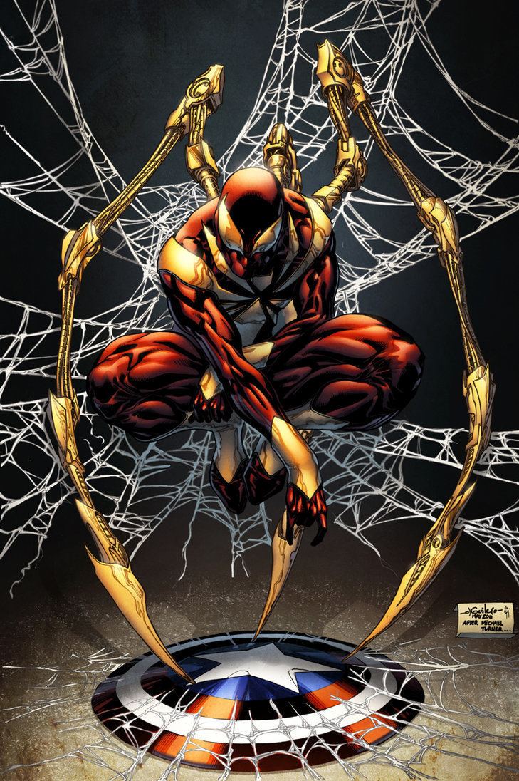 Iron Spider 1000 images about Iron Spider on Pinterest Spiderman Colors and