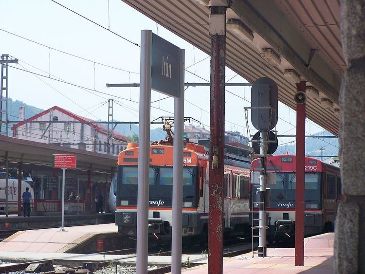 Irun railway station