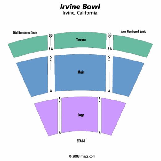Seating Chart Irvine Bowl Laguna Beach