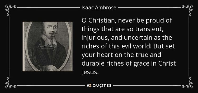 Isaac Ambrose TOP 5 QUOTES BY ISAAC AMBROSE AZ Quotes
