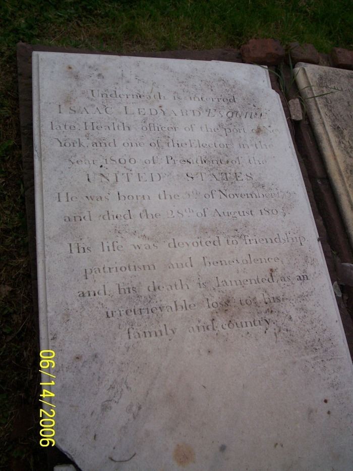 Isaac Ledyard Dr Isaac Ledyard 1755 1803 Find A Grave Memorial