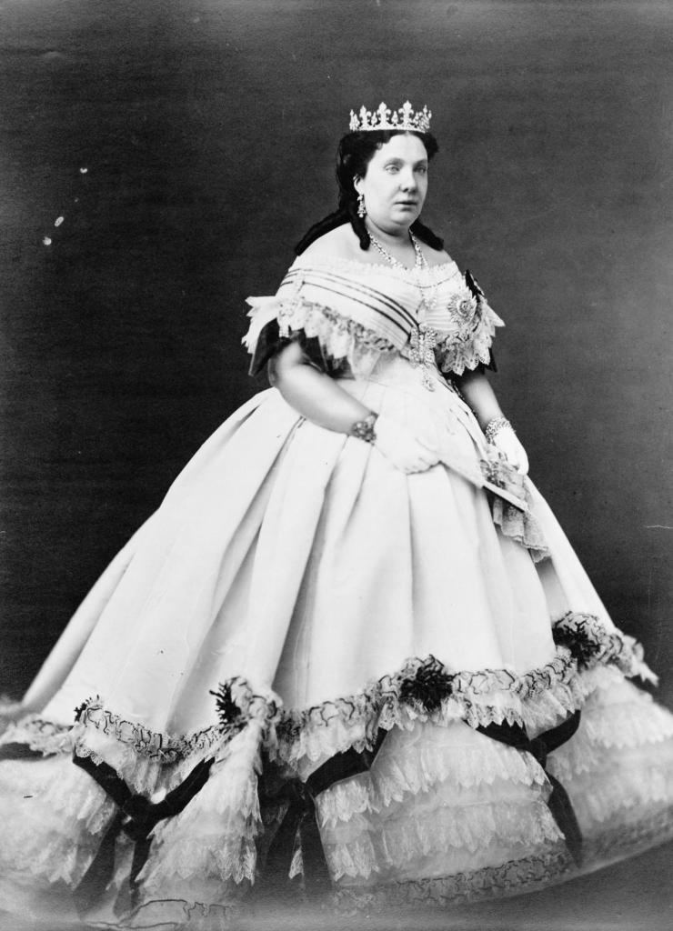 Isabel II of Spain Isabel II of Spain wearing a crinoline photo Grand
