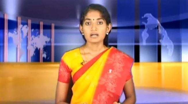 LTTE News Presenter Isaipriya at work