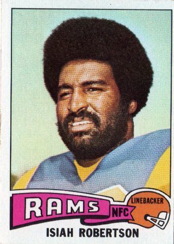 Isiah Robertson LOS ANGELES RAMS Isiah Robertson 371 TOPPS 1975 NFL