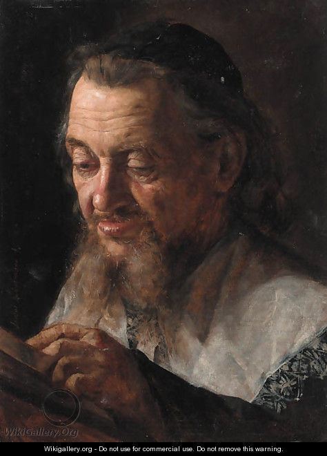 Isidor Kaufmann Portrait of a Rabbi Isidor Kaufmann WikiGalleryorg