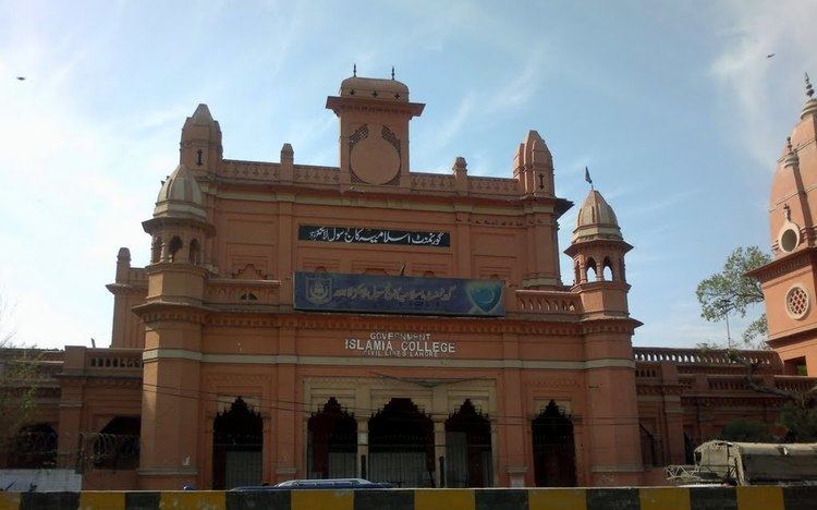 Islamia College (Lahore) Distt Courts Mapionet