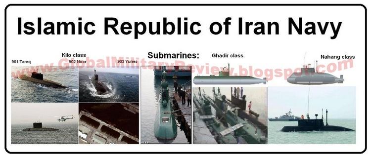 Poster of Islamic Republic of Iran Navy Warships.