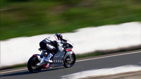 Isle of Man movie scenes In this scene from Charge American road racer Mark Miller Docurama Films 