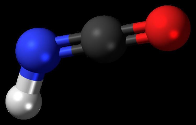 Isocyanic acid FileIsocyanic acid 3D ballpng Wikimedia Commons