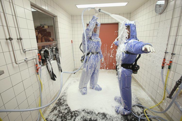 Isolation ward Surreal Photos Of An Ebola Isolation Ward Business Insider