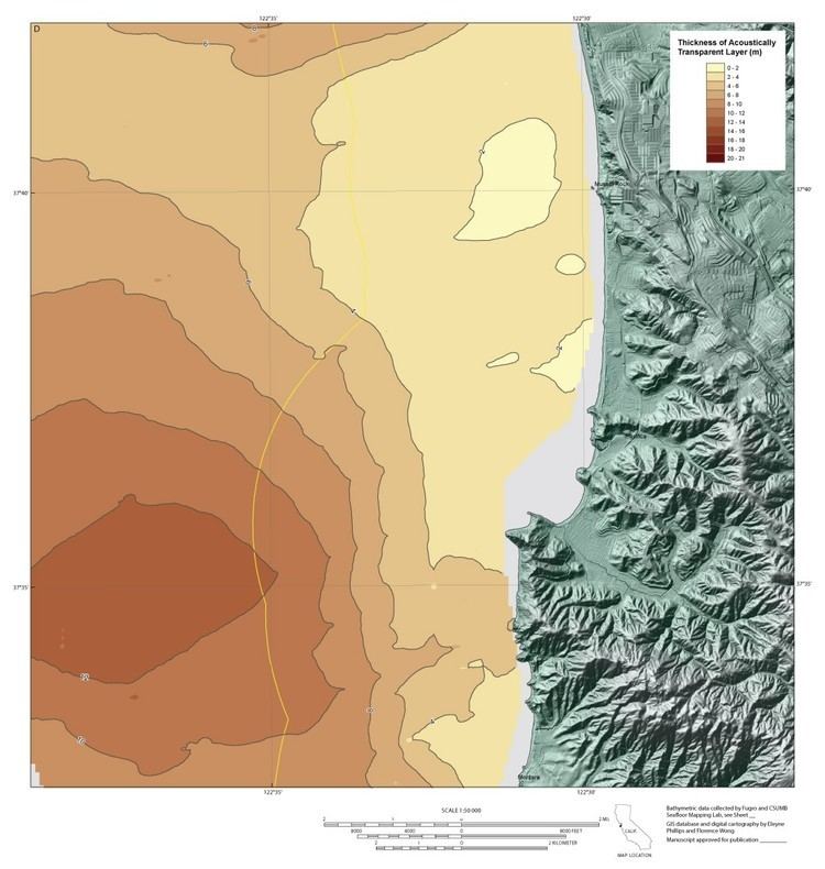 Isopach map