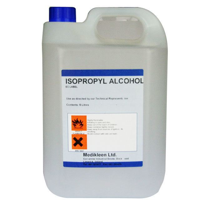 Isopropyl alcohol Medikleen Isopropyl Alcohol 100 5l