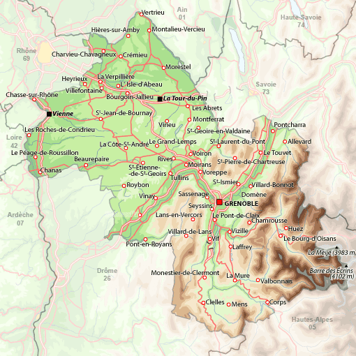Isère wwwvacanceslocationnetholidaysrentalmapsdet