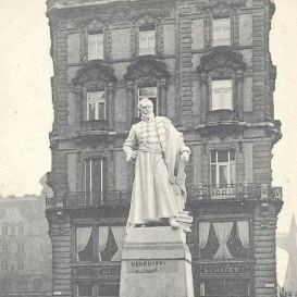 István Werbőczy Werbczy Istvn szobra Budapest Donth Gyula 1908 Kztrkp