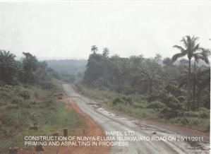 Isuikwuato CONSTRUCTION OF NUNYAELUMA ISUIKWUATO ROAD ON 28112011 PRIMING
