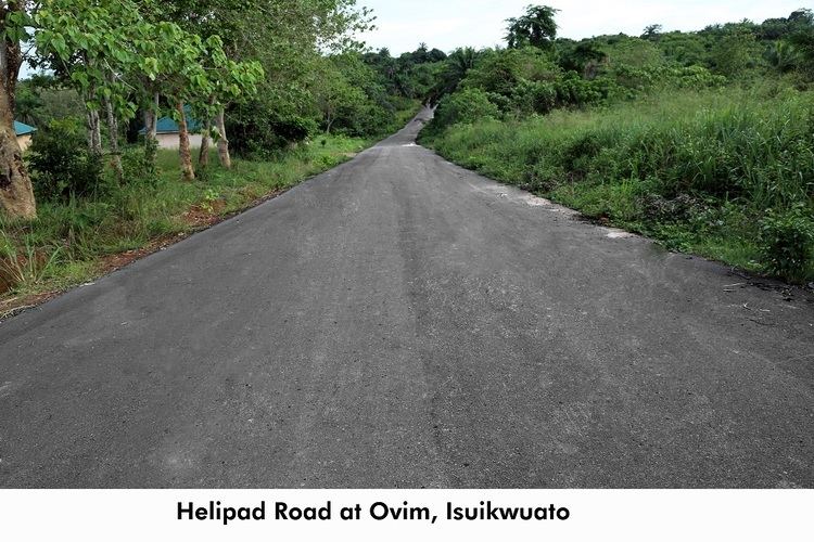 Isuikwuato Helipad Road at Ovim in Isuikwuato LGA The Abia State Government