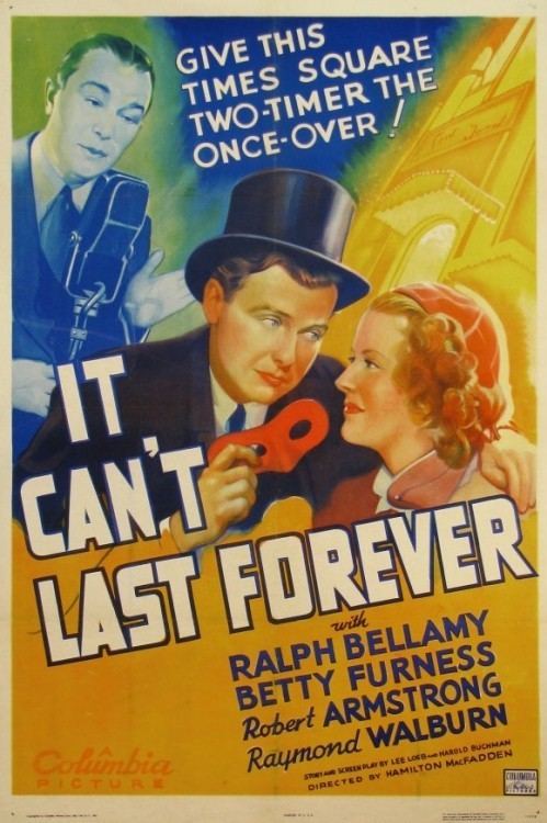 It Can't Last Forever It Cant Last Forever 1937