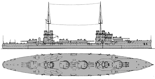 Italian battleship Dante Alighieri Dante Alighieri battleship 1913 Regia Marina Italy
