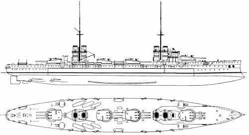 Italian battleship Dante Alighieri Battleship quotDante Alighieriquot 1909 Age of Armour Warships World