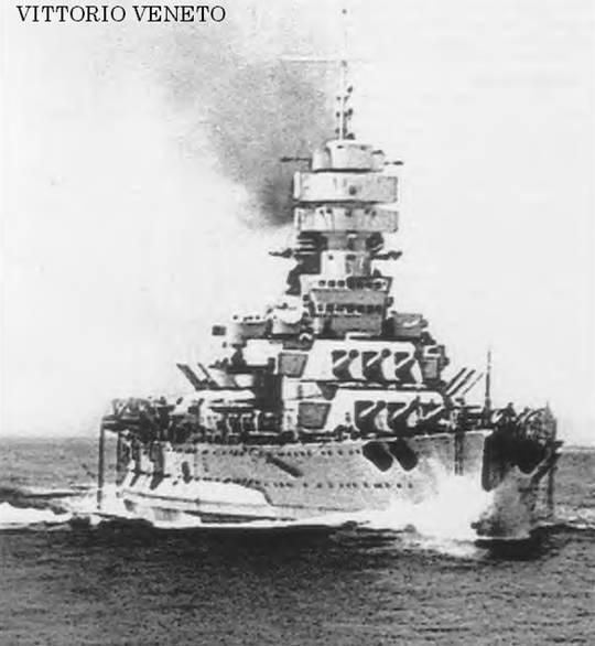 Italian battleship Vittorio Veneto Italian battleship Vittorio Veneto sister to Littorio and