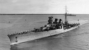 Italian cruiser Giuseppe Garibaldi (1936) httpsuploadwikimediaorgwikipediacommonsthu