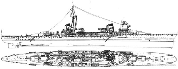 Italian cruiser Raimondo Montecuccoli TheBlueprintscom Blueprints gt Ships gt Battleships Italy gt RN