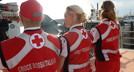 Italian Red Cross Italian Red Cross teams up with search and rescue service to save