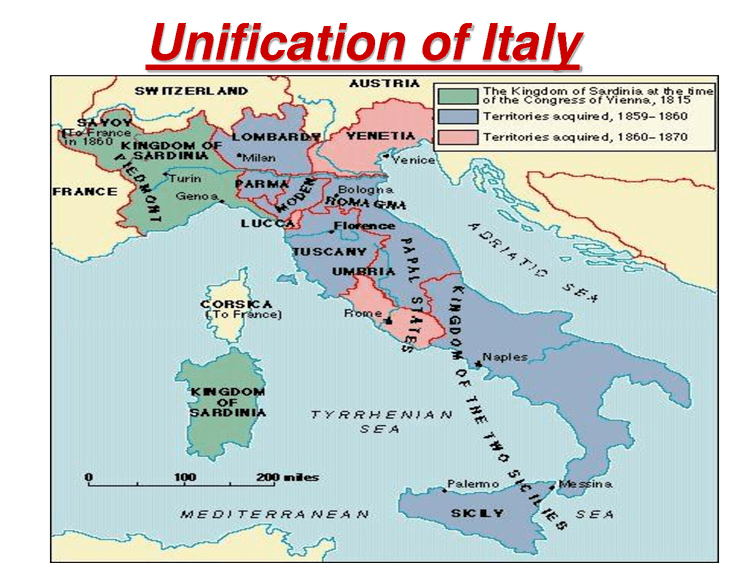 Italian unification The Unification of Italy Civil NGO