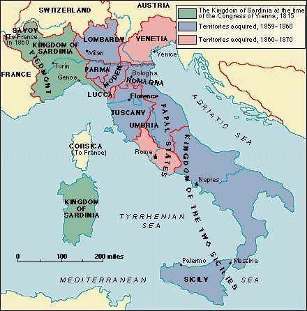 Italian unification The Unification of Italy