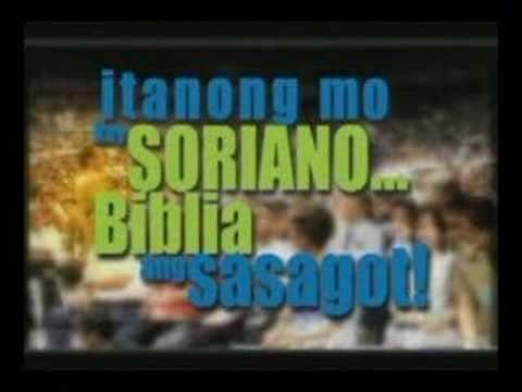 Itanong mo kay Soriano ITANONG MO KAY SORIANO BIBLIA ANG SASAGOT YouTube