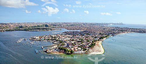 Itapagipe Peninsula TYBA ONLINE Subject Aerial view of Ribeira neighborhood in the