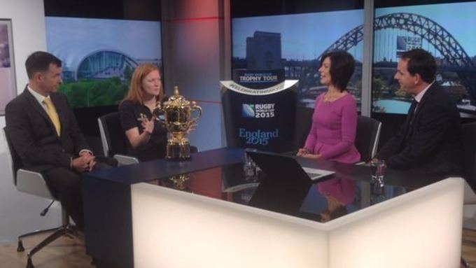 ITV News Tyne Tees Rugby World Cup visits ITV News Tyne Tees Tyne Tees ITV News
