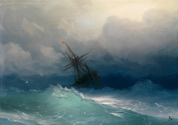 Ivan Aivazovsky Mesmerizing Translucent Waves from 19th Century Paintings