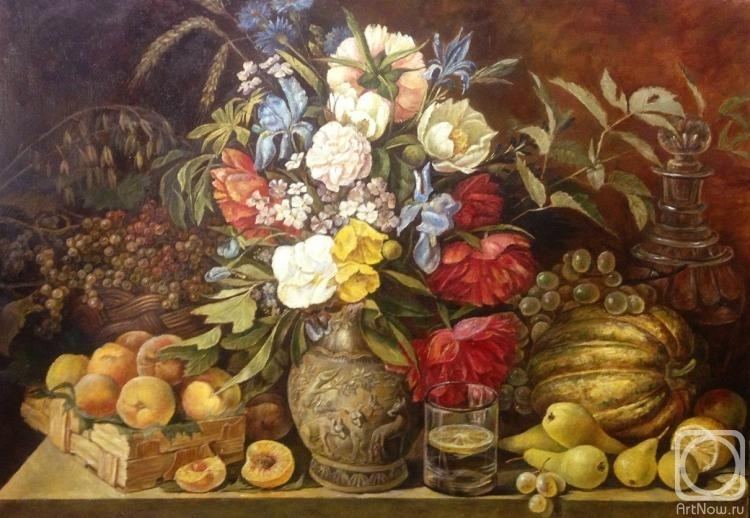 Ivan Khrutsky Copy Ivan Khrutsky quotStill life of flowers and fruitsquot The