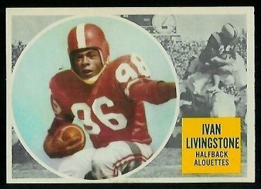 Ivan Livingstone Ivan Livingstone 1960 Topps CFL 45 Vintage Football Card Gallery