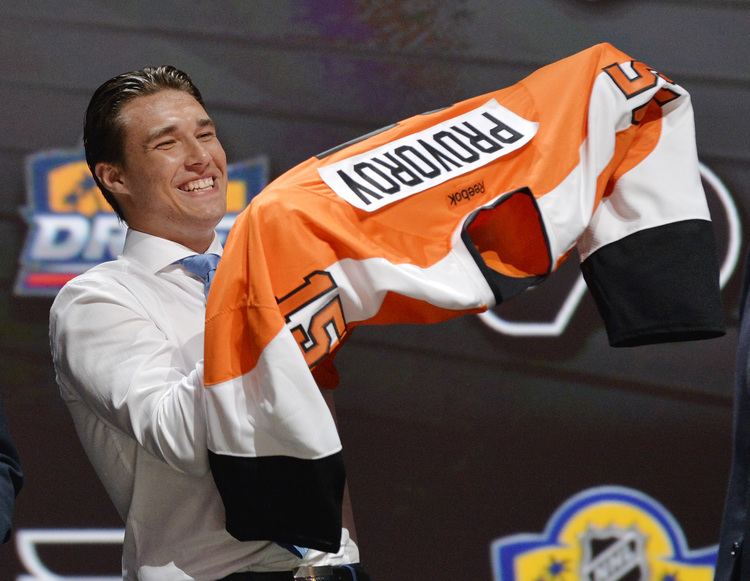 Ivan Provorov Ivan Provorov is SO DANG HAPPY about his new Flyers jersey