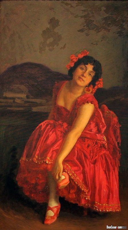 Ivan Tišov Carmen 1914 by Ivan Tiov Croatian 1870 1928 Flamenco