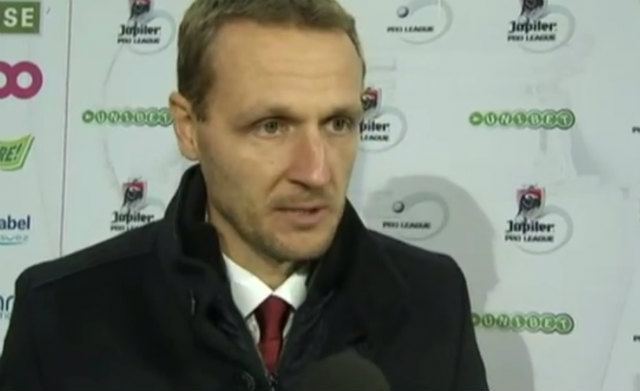 Ivan Vukomanović wearing black coat with one of his interview