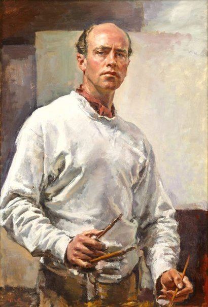 Ivor Hele Self portrait 1957 by Ivor Hele The Collection