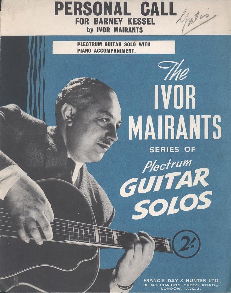 Ivor Mairants Gary Deacon Solo Guitarist The Ivor Mairants Series Of Plectrum