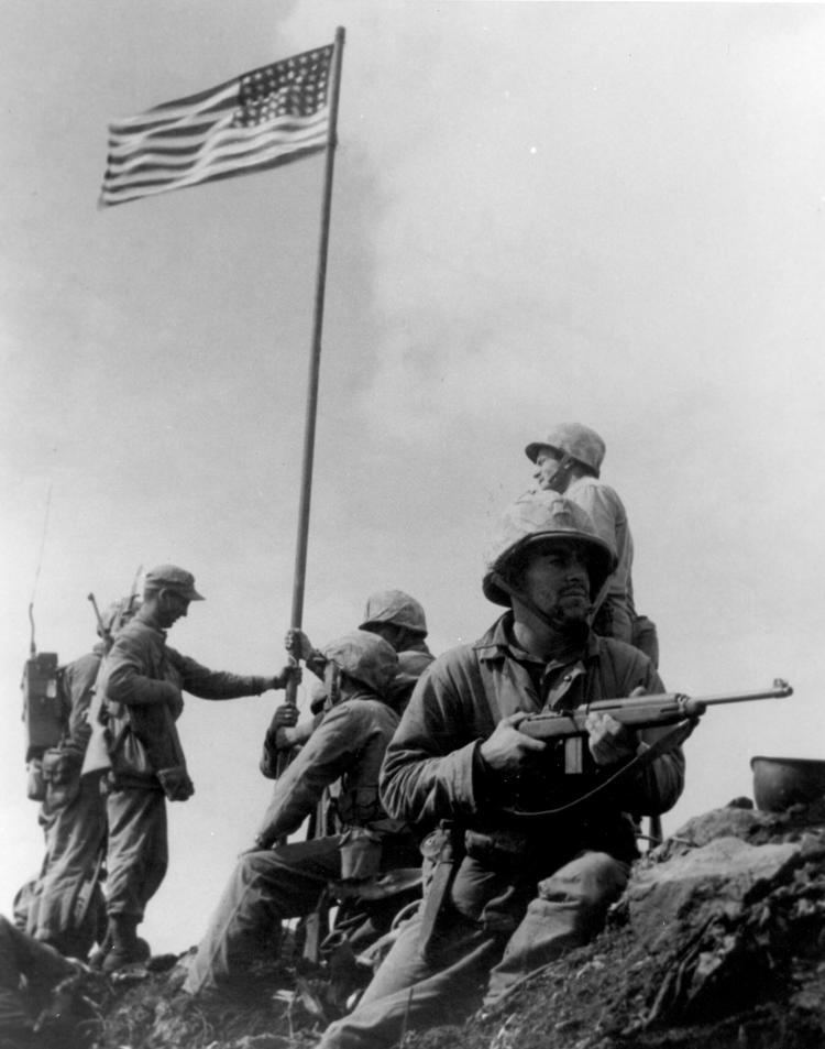 Iwo Jima Raising the Flag on Iwo Jima Wikipedia