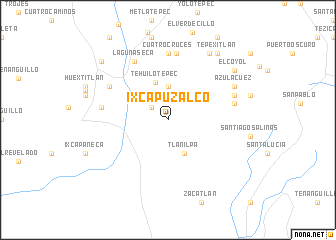Ixcapuzalco Ixcapuzalco Mexico map nonanet