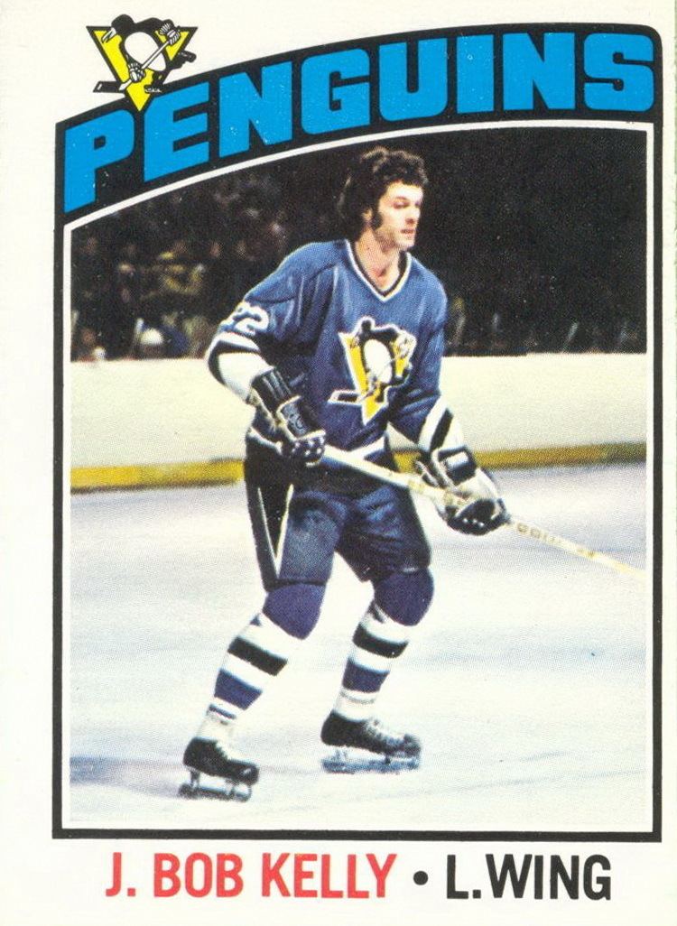 J. Bob Kelly J Bob Kelly Players cards since 1974 1977 penguinshockey