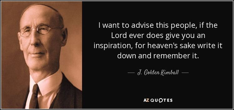 J. Golden Kimball TOP 7 QUOTES BY J GOLDEN KIMBALL AZ Quotes