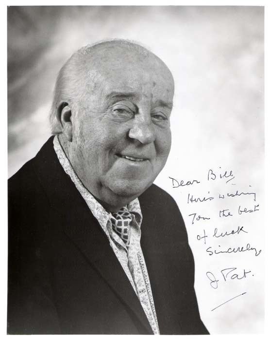 J. Pat O'Malley wwwBillCappellocom Bill39s Autographed Photo Archive