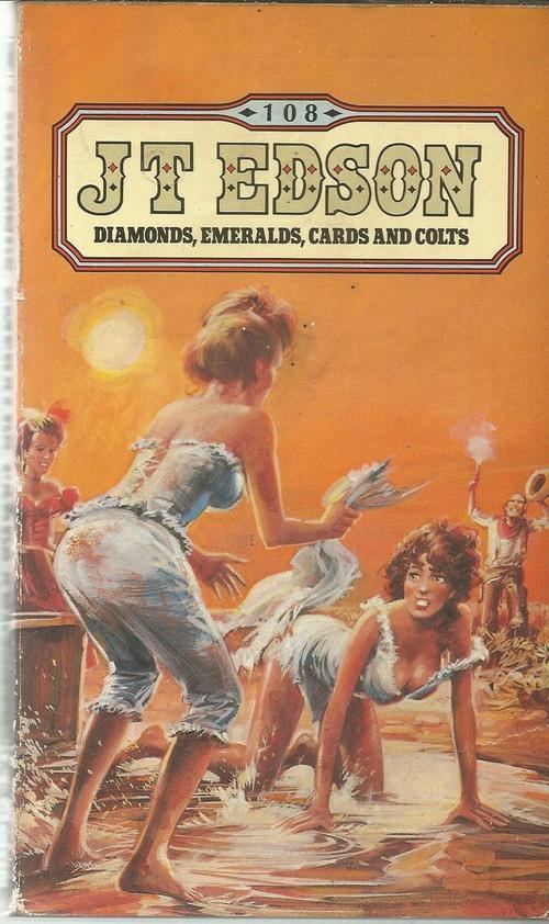 J. T. Edson Thriller amp Adventure Diamonds emerald cards and colts