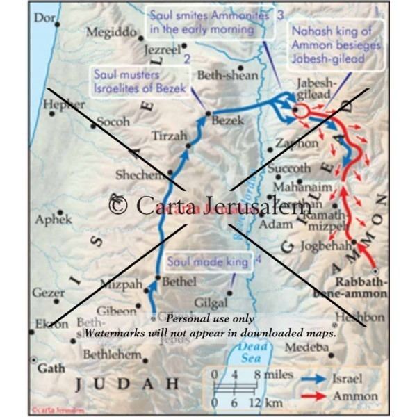 Jabesh-Gilead THE RESCUE OF JABESHGILEAD C 1035 BC